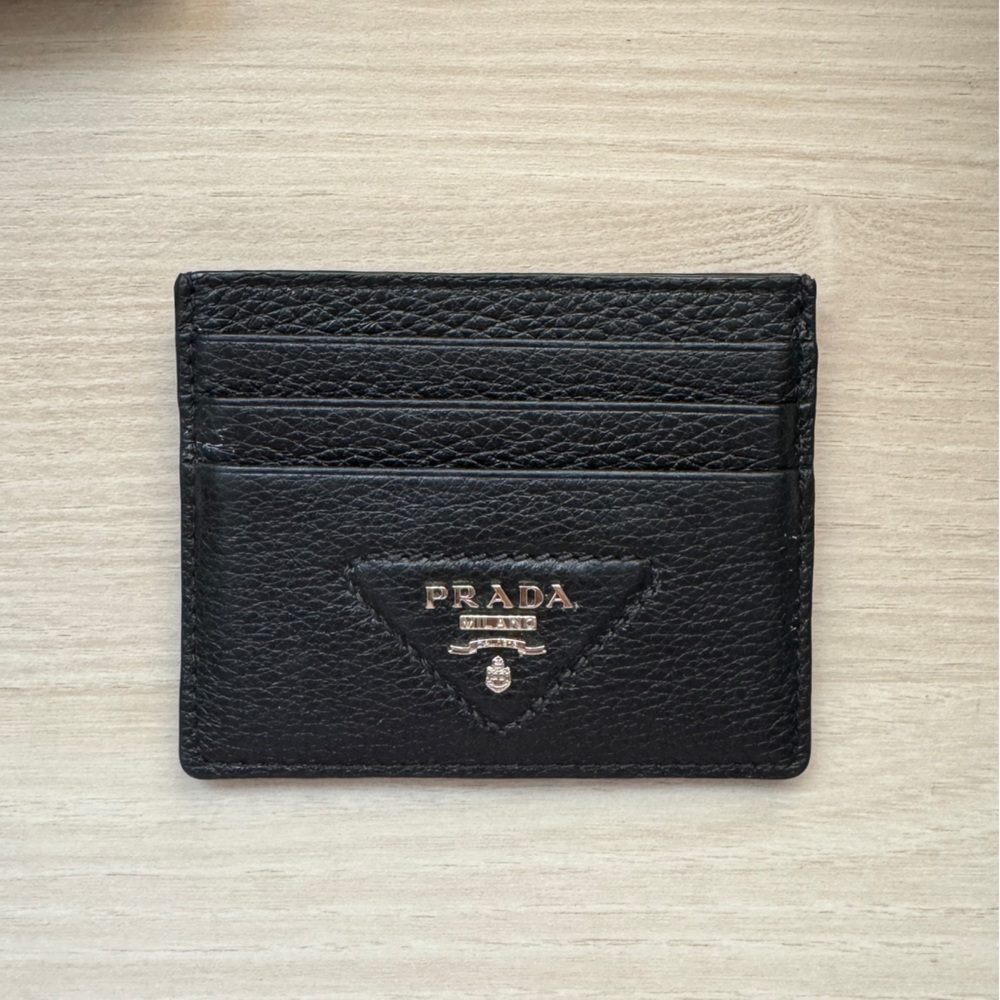 Prada Leather Card Holder